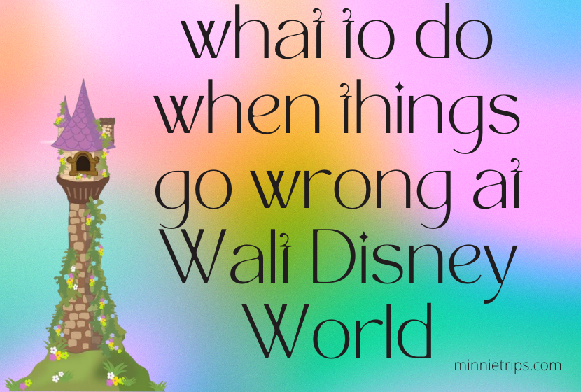 What to do when things go wrong at Walt Disney World