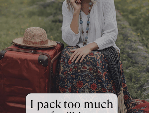 I pack too much for trips